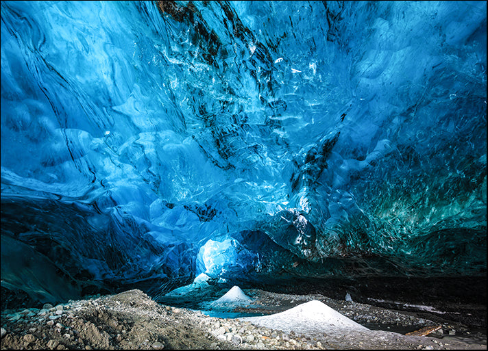 131986661 An amazing glacial ice cave in Iceland, available in multiple sizes