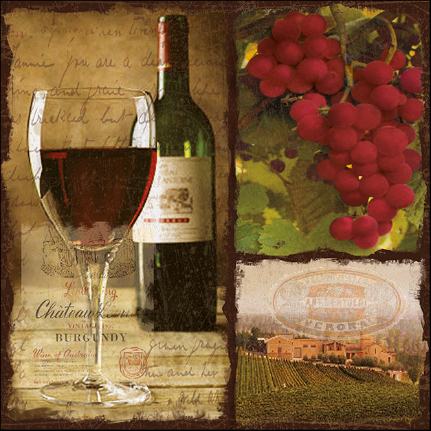 13242gg Burgundy, by Carol Robinson, available in multiple sizes - Chamton