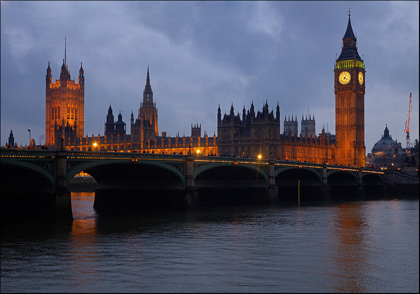 13438326 London Big Ben Thames River at night, available in multiple sizes