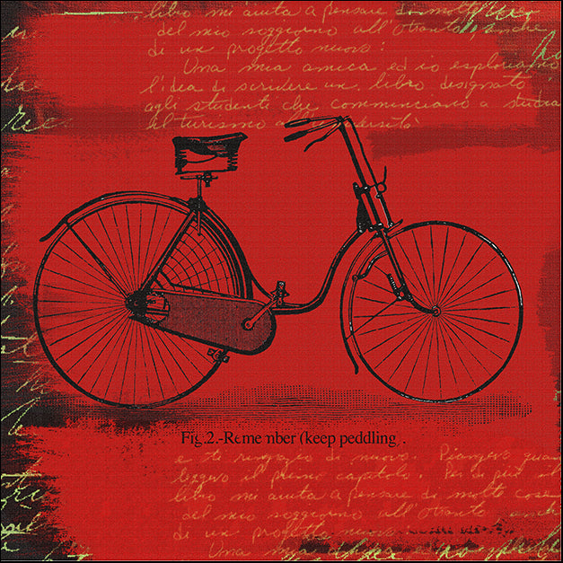 13453gg Bicycle I, by Andrew Cotton, available in multiple sizes