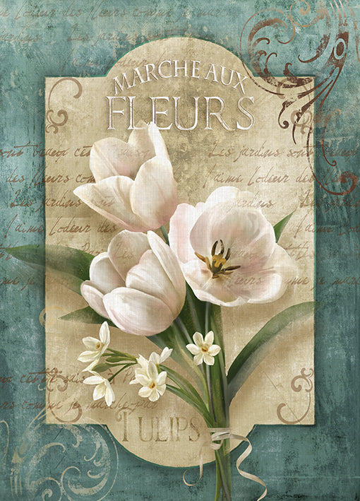 13567gg Marche Aux Fleurs, by Conrad Knutsen, available in multiple sizes