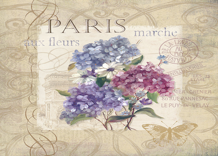 13624gg Paris Flower Market, by Carol Robinson, available in multiple sizes