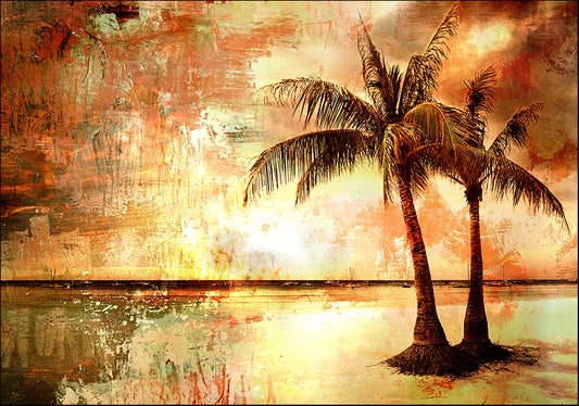 13916138 Abstract Palm trees, available in multiple sizes