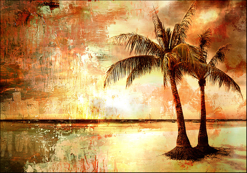 13916138 Abstract Palm trees, available in multiple sizes