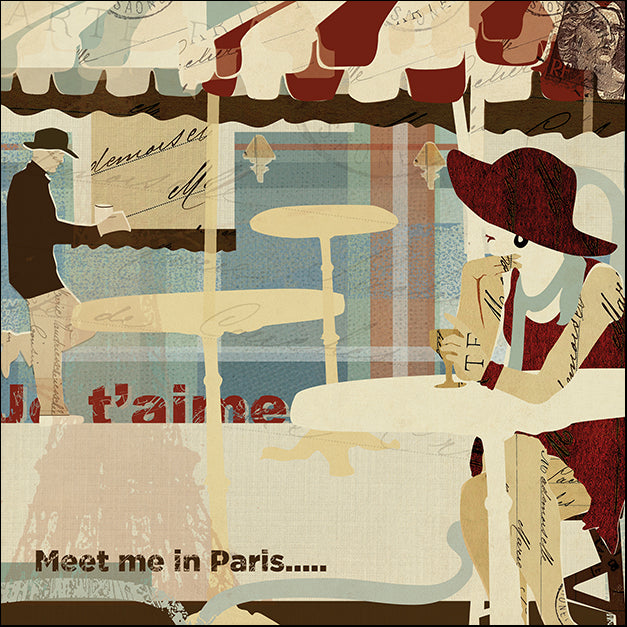 13948gg Meet Me In Paris, by Kyle Mosher, available in multiple sizes