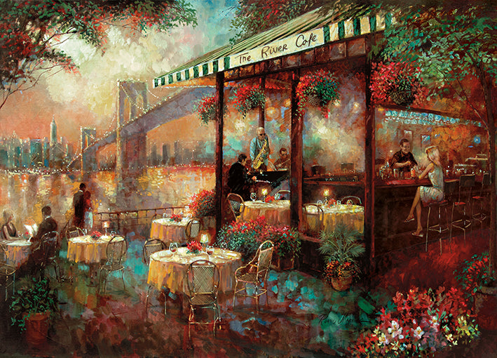 14043gg The River Cafe, by Ruane Manning, available in multiple sizes