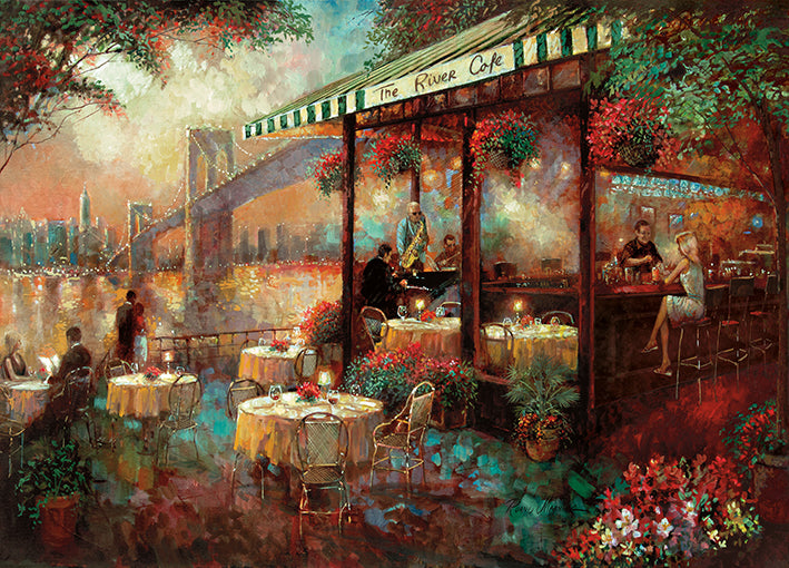 14043gg The River Cafe, by Ruane Manning, available in multiple sizes