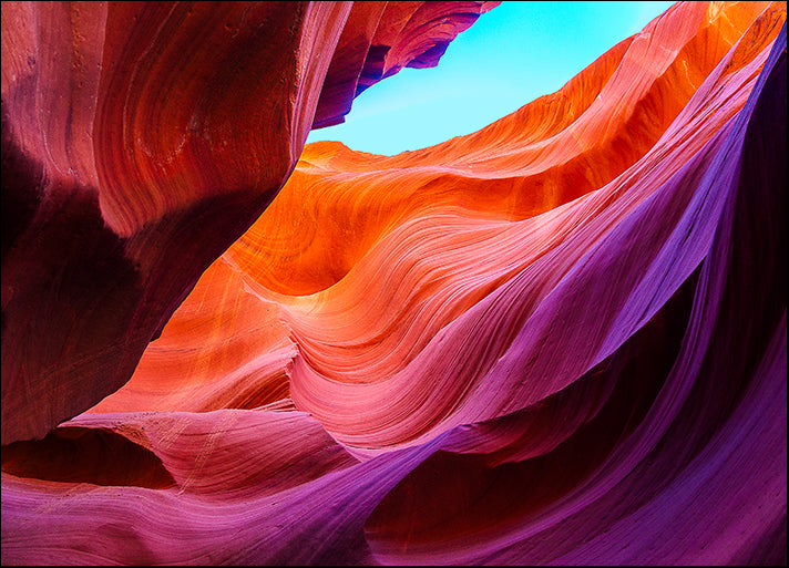 143022335 Colorful waves on the rocks of the Antelope Canyon, Arizona, available in multiple sizes