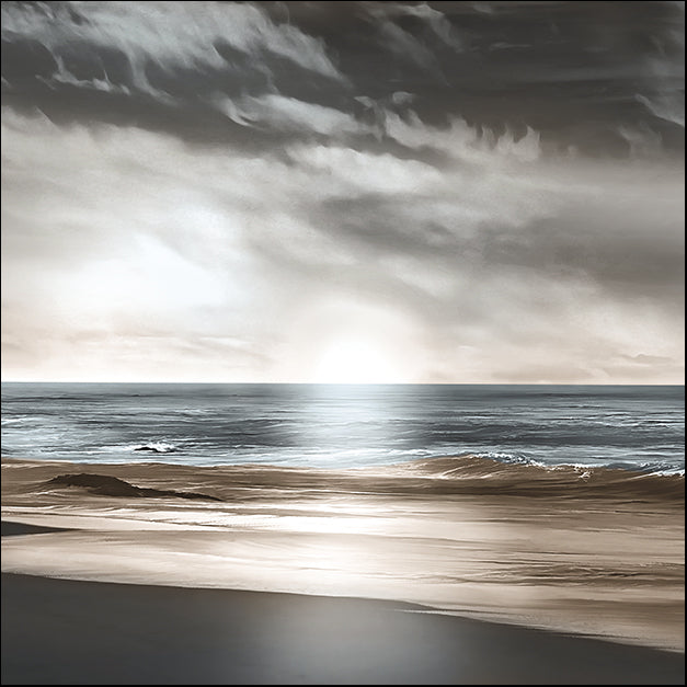 14375gg Blue Sea Sunset I, by Mike Calascibetta, available in multiple sizes
