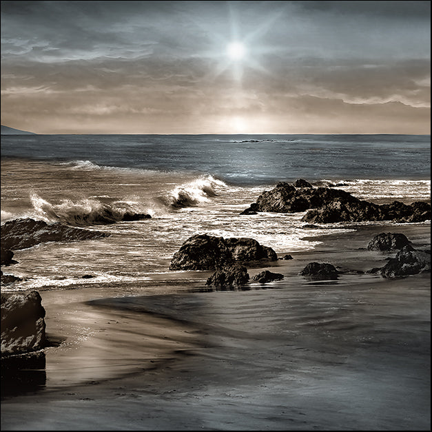 14376gg Blue Sea Sunset II, by Mike Calascibetta, available in multiple sizes