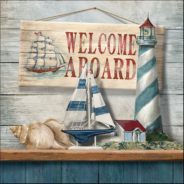 14418gg Welcome Aboard, by Conrad Knutsen, available in multiple sizes