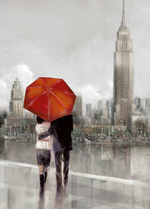 14656gg Modern Couple In NY, by Ruane Manning, available in multiple sizes
