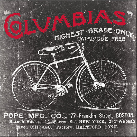 14734gg Antique Bicycle II, by Katrina Craven, available in multiple sizes