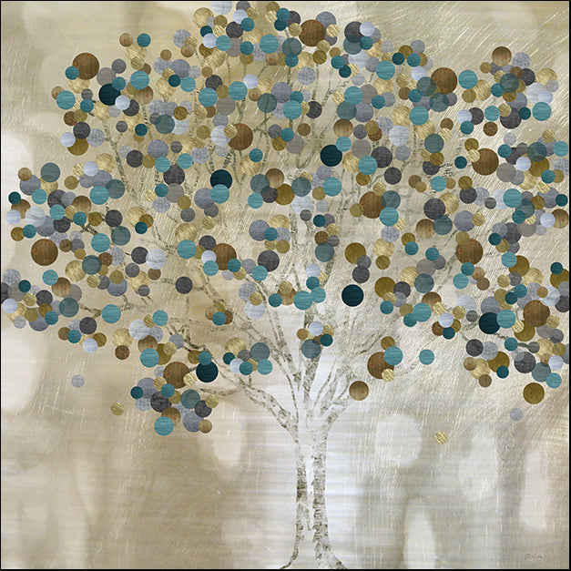 14741gg A Teal Tree, by Katrina Craven, available in multiple sizes
