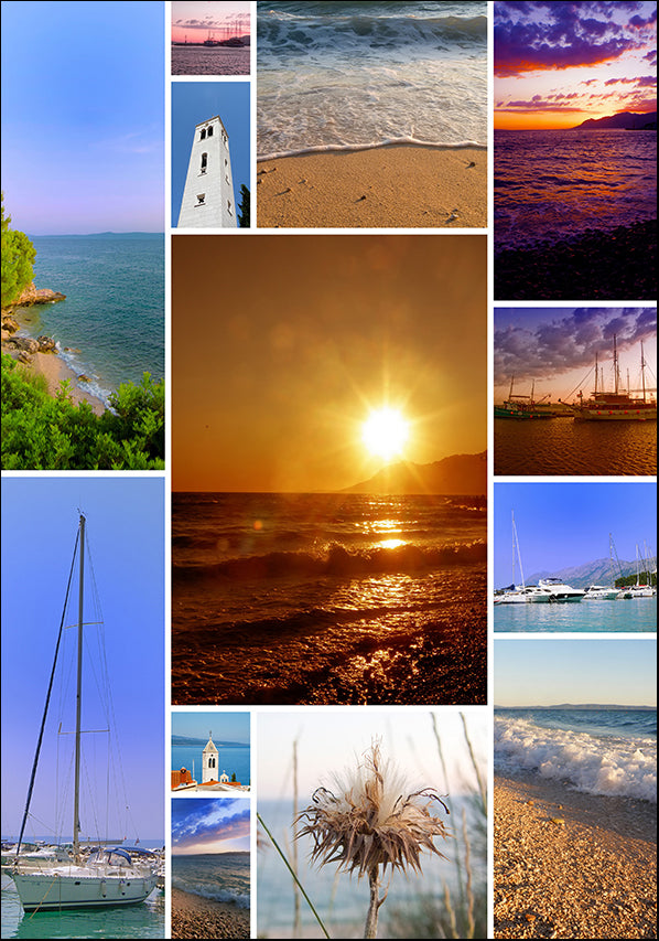 14772182 Seascape montage, available in multiple sizes