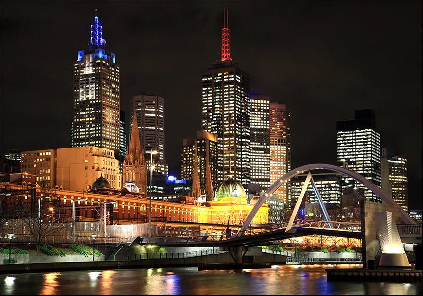 14813673 Melbourne by Night, available in multiple sizes