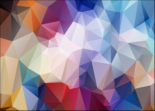152976287 Abstract rainbow color Triangle Geometrical, available in multiple sizes