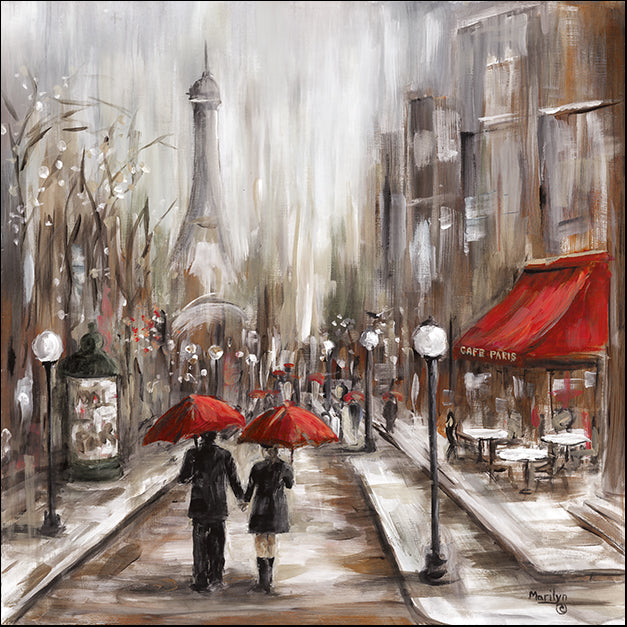 15580gg Rainy Afternoon Cafe, by Marilyn Dunlap, available in multiple sizes