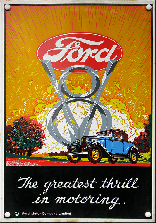 15778159 Ford V8 vintage, available in multiple sizes - Chamton