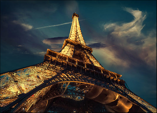 160057904 Lighting the Eiffel Tower, available in multiple sizes - Chamton