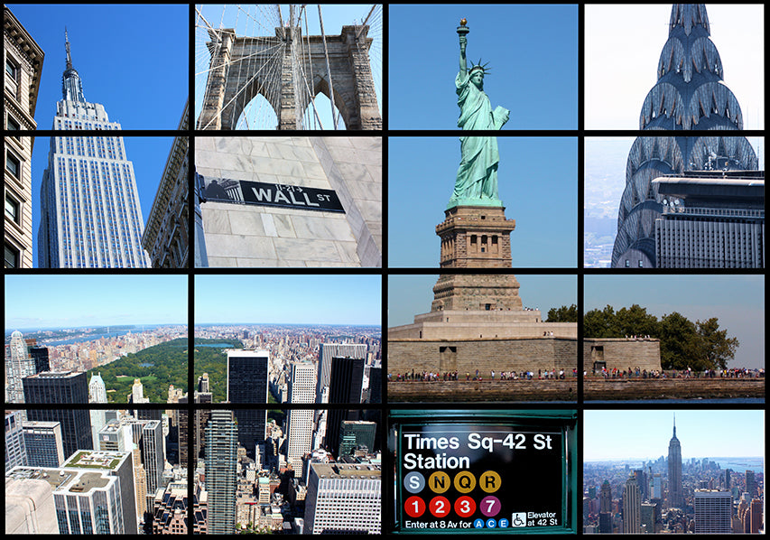 16184045 New York City Montage, available in multiple sizes