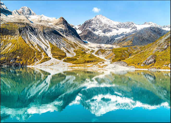 168636452 Glacier Bay National Park Alaska USA mountain peaks and glaciers, available in multiple sizes