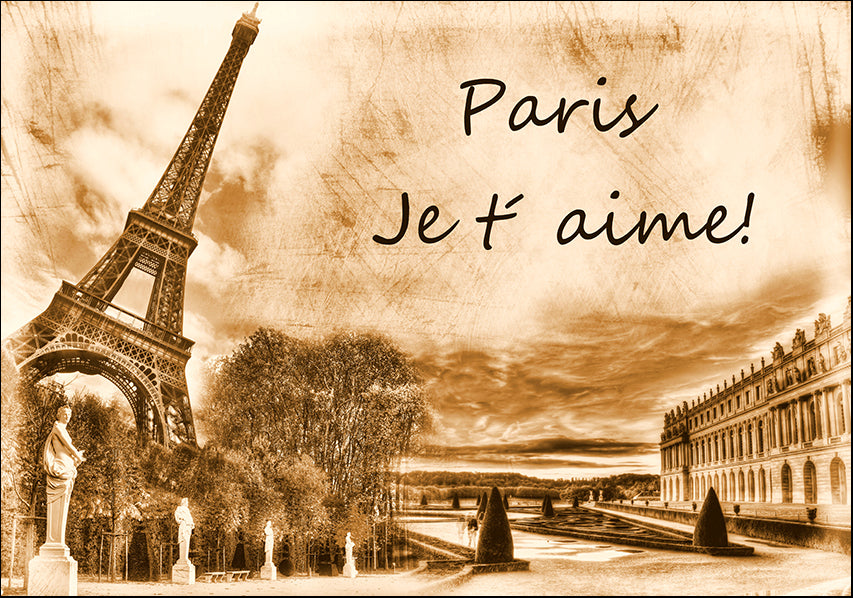 16958697 Paris Jet aime, available in multiple sizes