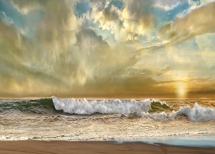 16967gg Evening Wave, by Mike Calascibetta, available in multiple sizes