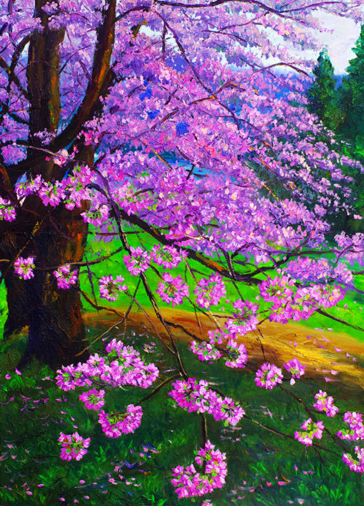 17121386 Blossoming Tree, available in multiple sizes - Chamton