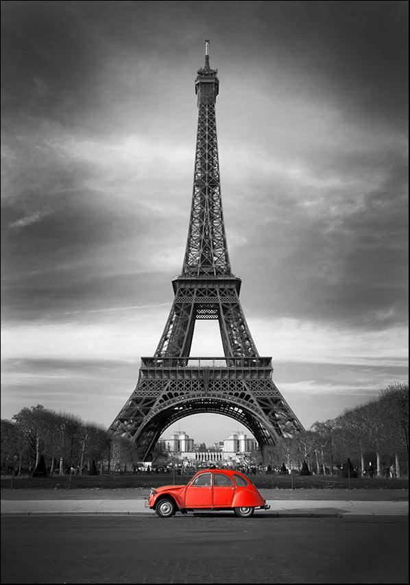 17295105 Paris red car, available in multiple sizes