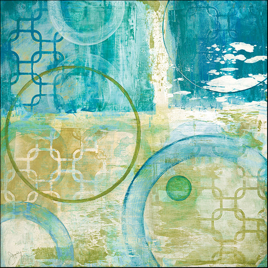 17756gg Teal Aire II, by Tava Studios, available in multiple sizes