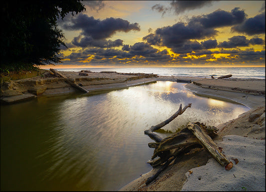 184768393 beautiful sunset in Labuan island Malaysia, available in multiple sizes