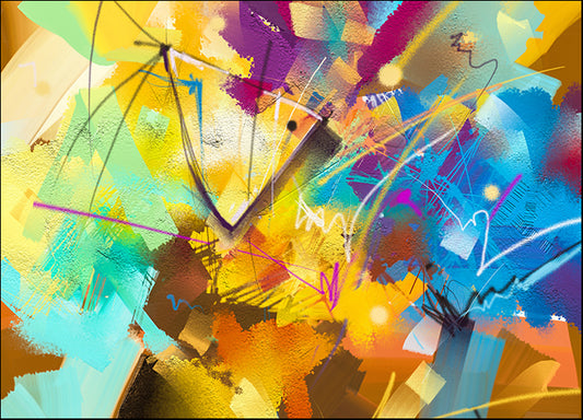 192396502 Abstract Brush Strokes, available in multiple sizes