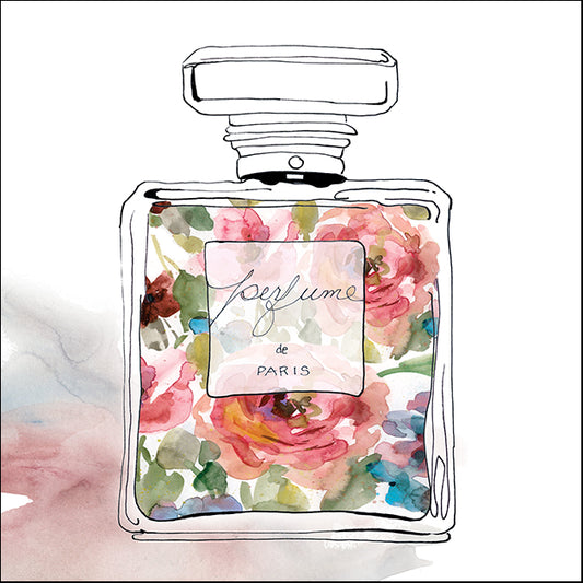 19766gg Chic Flower Perfume II, by Carol Robinson, available in multiple sizes