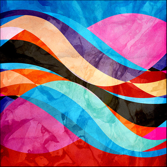 206848534 Abstract Waves, available in multiple sizes - Chamton