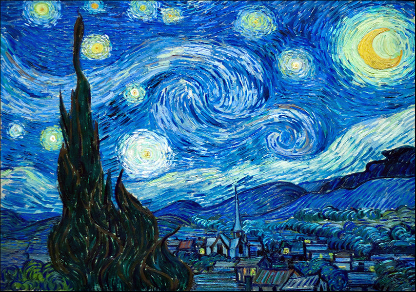 21057740 The Starry Night 1889 by Vincent Van Gogh, available in multiple sizes