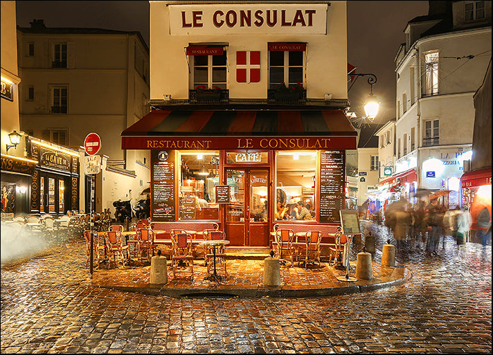 213285217 cafe in Paris Montmartre, available in multiple sizes
