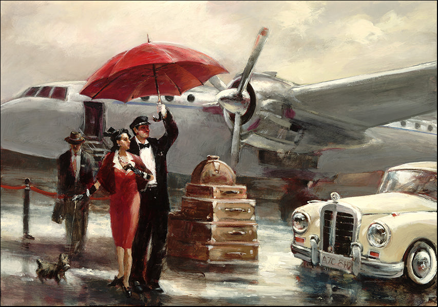 AB3638 Transcontinental Flight, available in multiple sizes