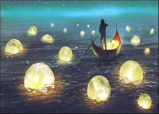 224685856 Floating Moons, available in multiple sizes