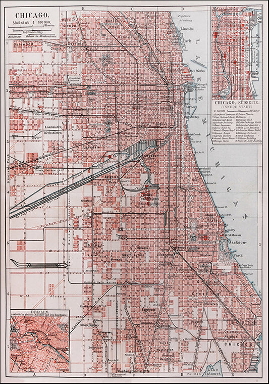 23262502 Map of Chicago, available in multiple sizes - Chamton