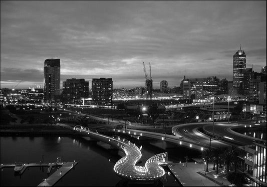 2428805 Melbourne at Night, available in multiple sizes
