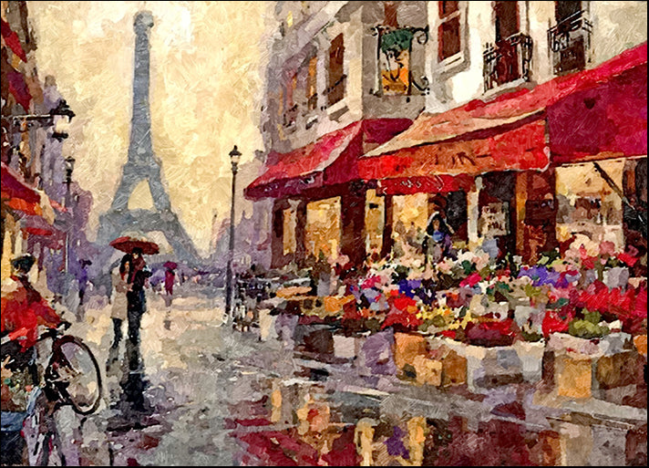 274744207 Rainy Morning in Paris, available in multiple sizes