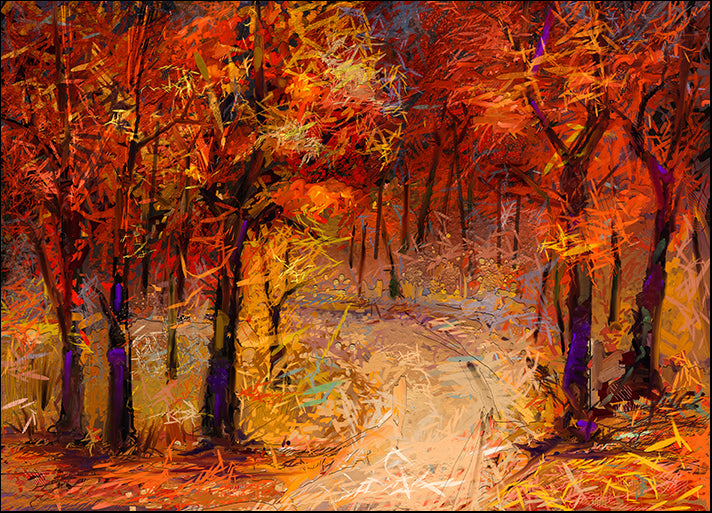 281042920 Autumn Abstract, available in multiple sizes