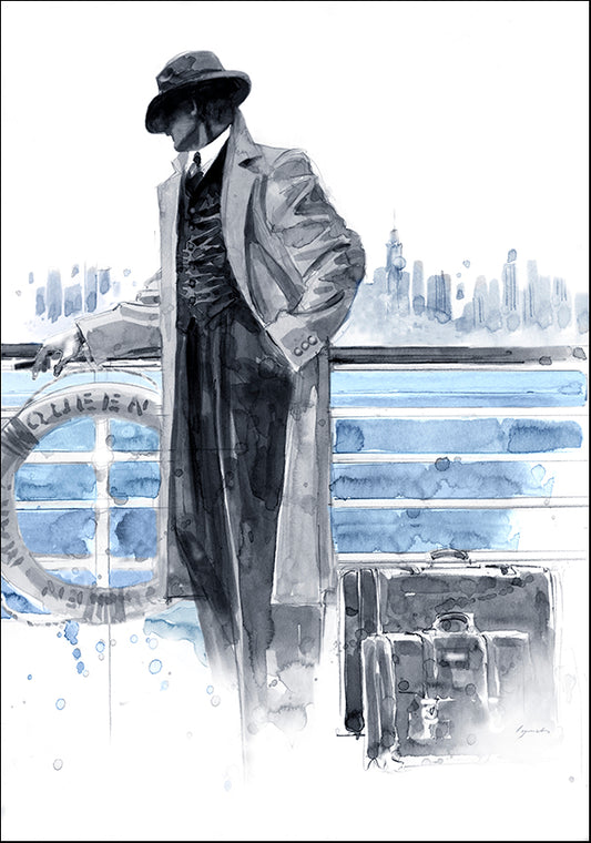 AC7136 Pier 56 Blue Study, available in multiple sizes