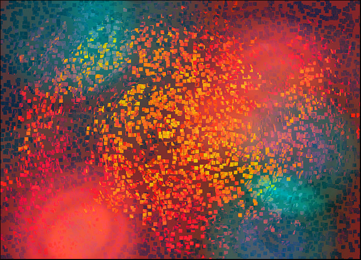 285055285 Abstract Pixels, available in multiple sizes