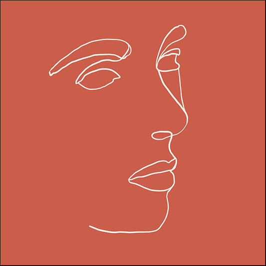 316293061 Line drawing of Face , available in multiple sizes