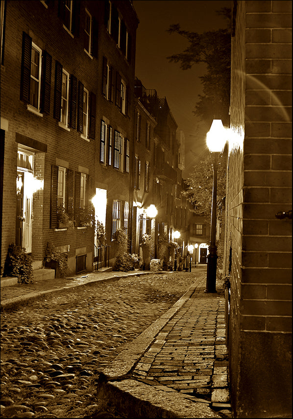 3431819 Paris Street at Night, available in multiple sizes
