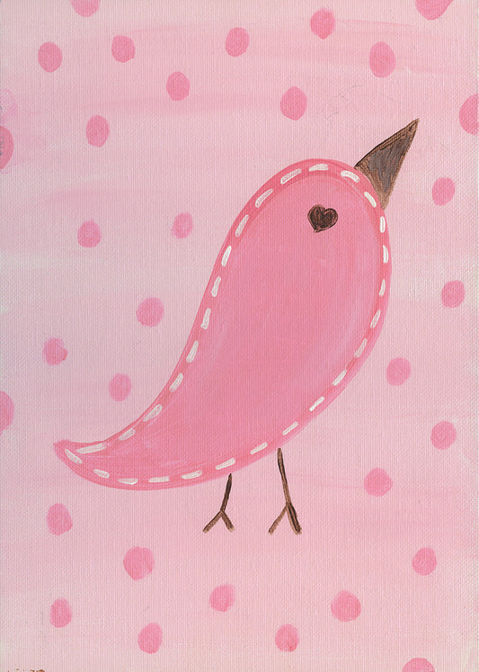 34885 MA Pink Bird, available in multiple sizes