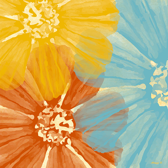 40342 MA Colourful Daisies I, available in multiple sizes