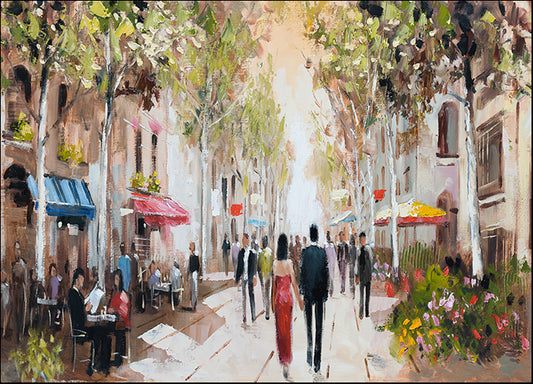 40691gg Paris Teal III, by E. Anthony Orme, available in multiple sizes